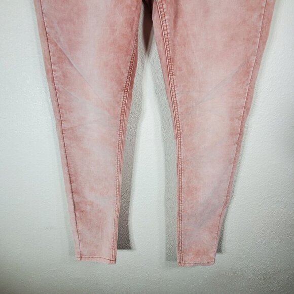 Indigo Rein Womens Color Flex Midrise Skinny Jeans Size 7 Pink Denim Blend - Picture 13 of 15